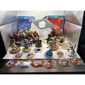 Wii U Disney Infinity 2.0 3.0 Games Portal Figures Discs Marvel Star Wars UNTEST